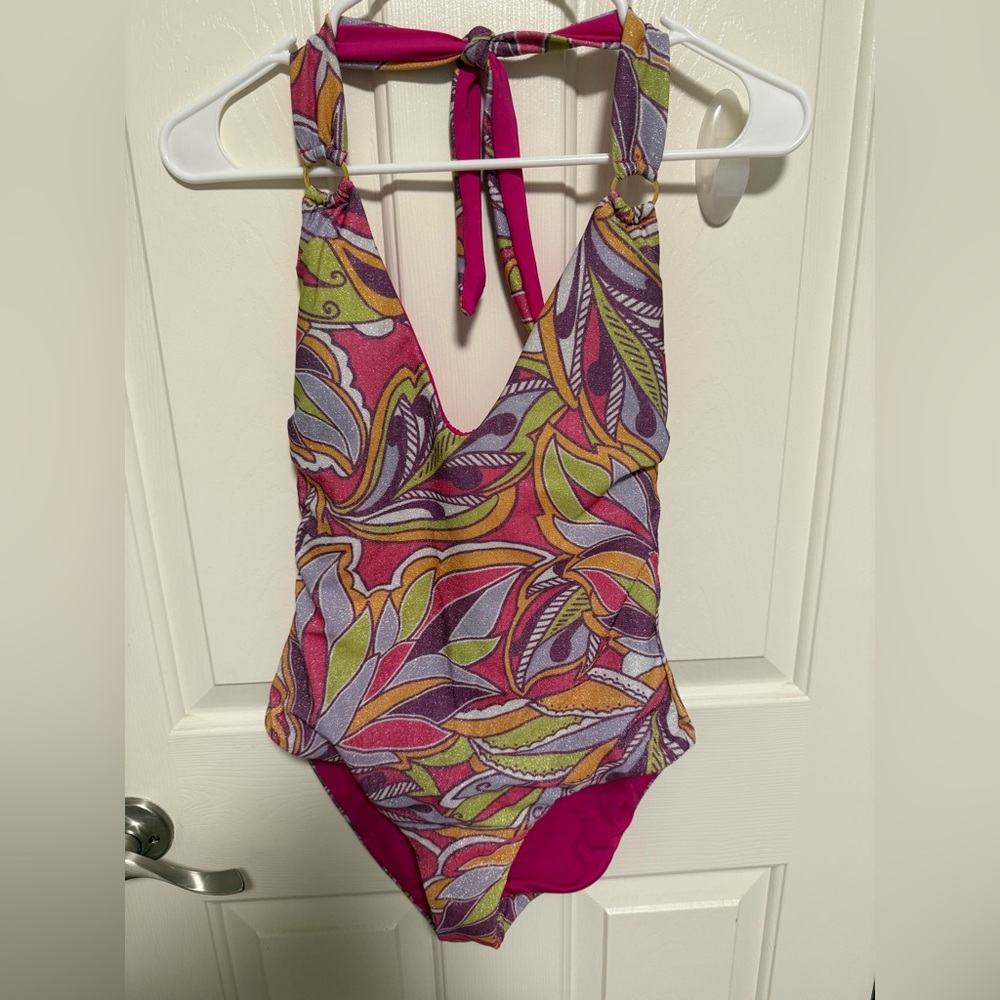 BECCA NWT Psychedelica Nina Halter One Piece Size M